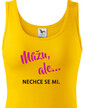 Dámské tričko Môžem, ale...nechce sa mi