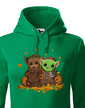 Dámska mikina Mistr Yoda a Groot