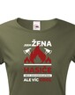 Hasičské tričko Som žena hasiča