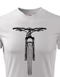 Pánske tričko MTB s horským bicyklom