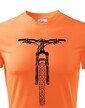 Pánske tričko MTB s horským bicyklom