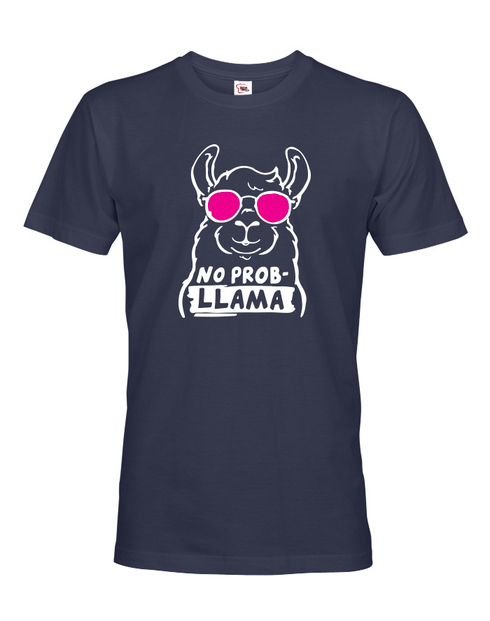 Pánske tričko No Prob - LLama
