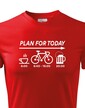 Pánske tričko Plans for Today