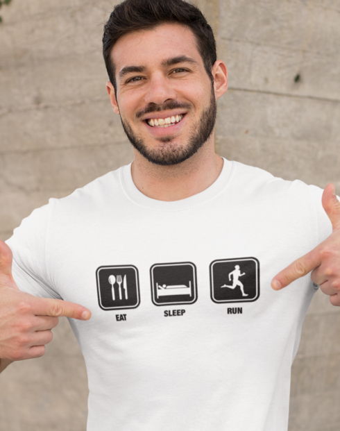 Pánske tričko EAT SLEEP RUN