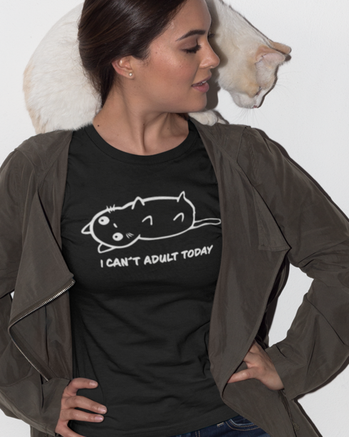 Dámske tričko I Cant Adult Today