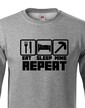 Detská mikina Eat Sleep Mine Repeat