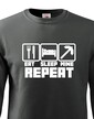 Detská mikina Eat Sleep Mine Repeat