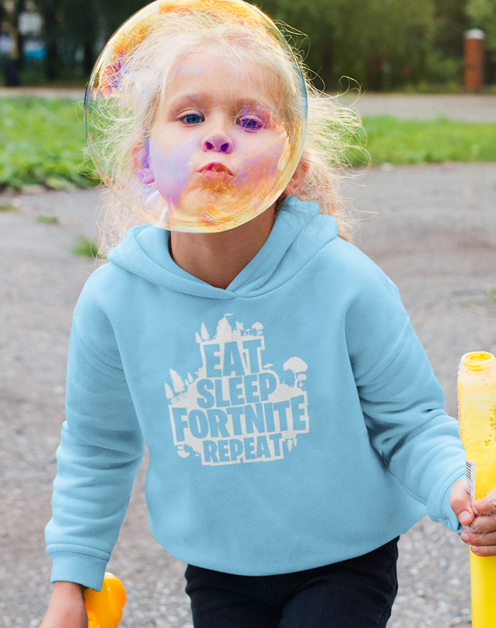 Detská mikina Eat Sleep Fortnite Repeat