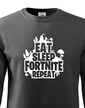 Detská mikina Eat Sleep Fortnite Repeat