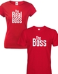 Párové tričká The Boss a The Real Boss