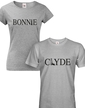 Tričká pre páry Bonnie and Clyde