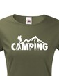 Dámske tričko na kempovanie