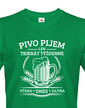 Vtipné tričko Pivo pijem len trikrát týždenne