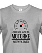 Pánske tričko pre motorkárov - zrodený k jazde na motorke