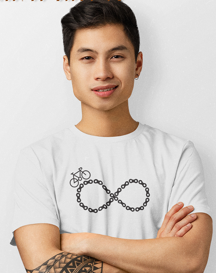 Pánske tričko Cyklistické nekonečno