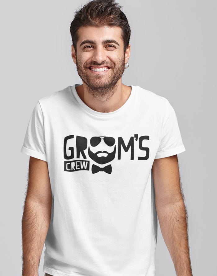 Pánske tričko na rozlúčku Grooms crew