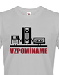 Pánske tričko s retro motívom Spomíname