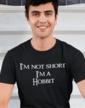 Pánske tričko "I am not short I am Hobbit"