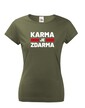 Dámske tričko Karma je zdarma