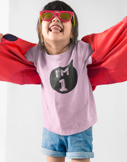 Detské tričko k narodeninám I´M ONE