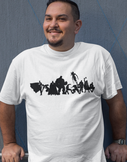 Pánské tričko so superhrdinami