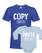 Detské body a pánske tričko Copy paste