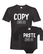 Detské body a pánske tričko Copy paste