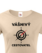 Dámské tričko Vášnivý cestovateľ