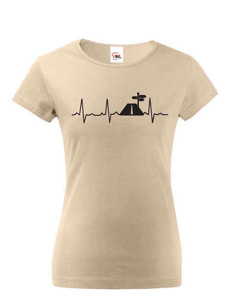 Dámské tričko Tep cestovateľa