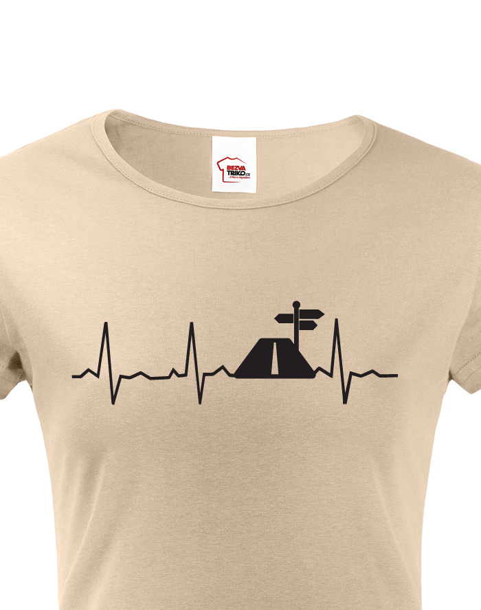 Dámské tričko Tep cestovateľa