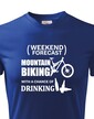 Pánské tričko MTB - Weekend forecast