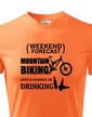 Pánské tričko MTB - Weekend forecast
