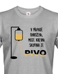 Tričko s pivným motívom Krvná skupina je pivo