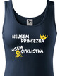 Dámske tričko nie som princezná, som cyklistka
