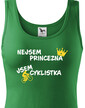 Dámske tričko nie som princezná, som cyklistka