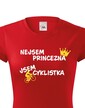 Dámske tričko nie som princezná, som cyklistka