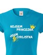 Dámske tričko nie som princezná, som cyklistka