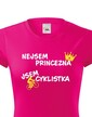 Dámske tričko nie som princezná, som cyklistka