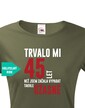 Dámske tričko k narodeninám trvalo xx rokov kým...