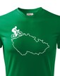 Pánske tričko pre cyklistov s mapou Sr