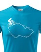 Pánske tričko pre cyklistov s mapou Sr