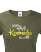 Dámske tričko 100% najlepšia kamarátka na svete