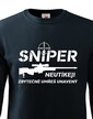 Pánske tričko Sniper - Neutekaj, zbytočne umrieš unavený