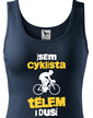 Dámské tričko Cyklista tělem i duší