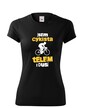 Dámské tričko Cyklista tělem i duší