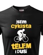 Pánské tričko Cyklista tělem i duší