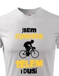 Pánské tričko Cyklista tělem i duší
