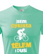 Pánské tričko Cyklista tělem i duší