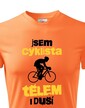 Pánské tričko Cyklista tělem i duší