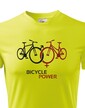 Pánske tričko pre cyklistov Bicycle Power